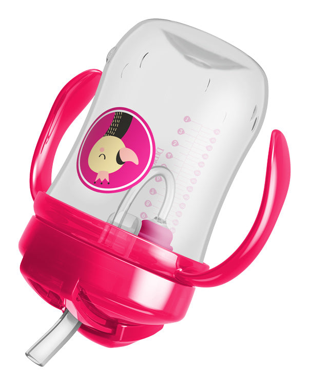 Dr Brown's Pink Straw Cup 270ml - Healtsy