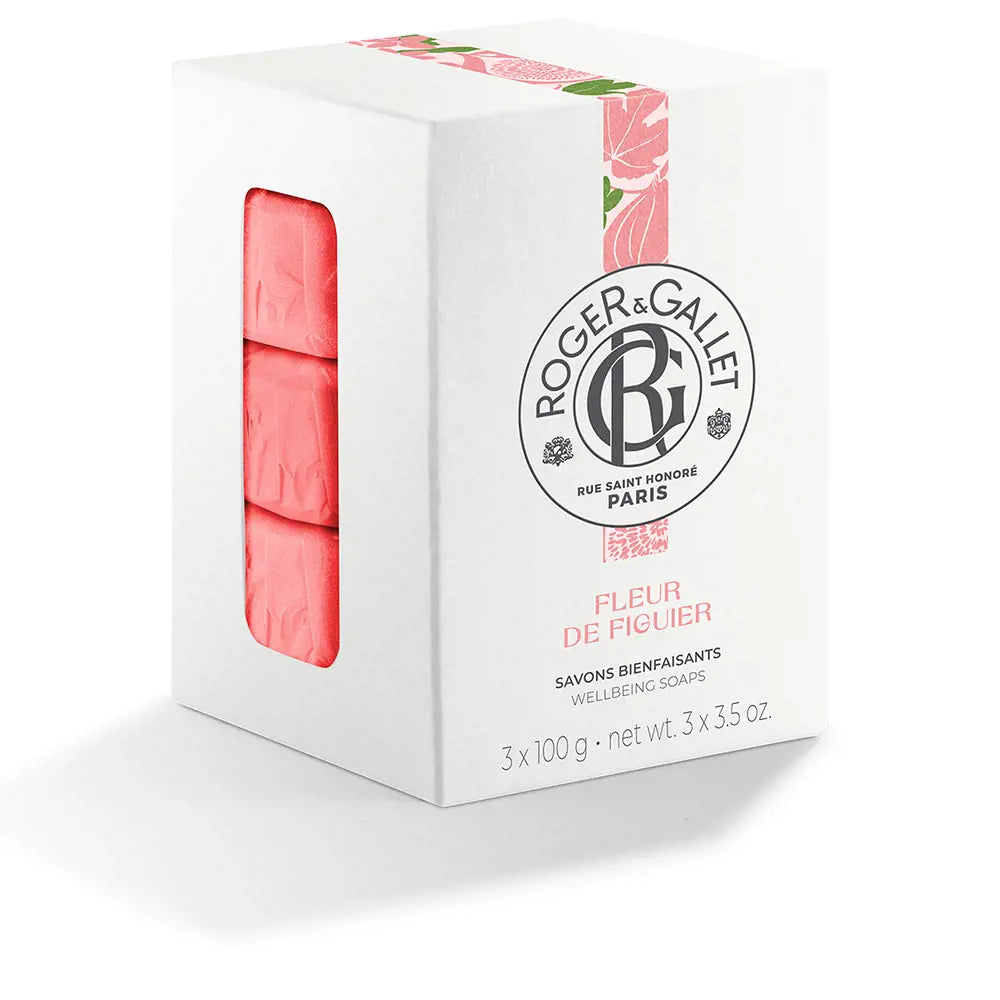 Roger & Gallet Fleur Figuier Travel Soap 100g (x3 units) - Healtsy