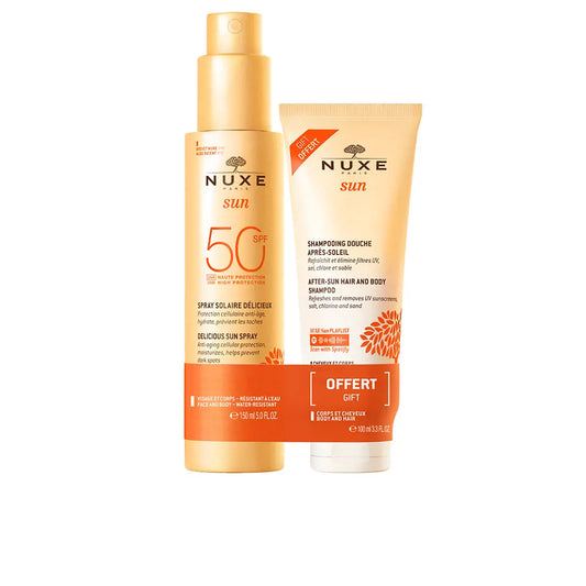 Nuxe Sun Tanning Oil SPF50 150 ml + After Sun Free 100ml - Healtsy