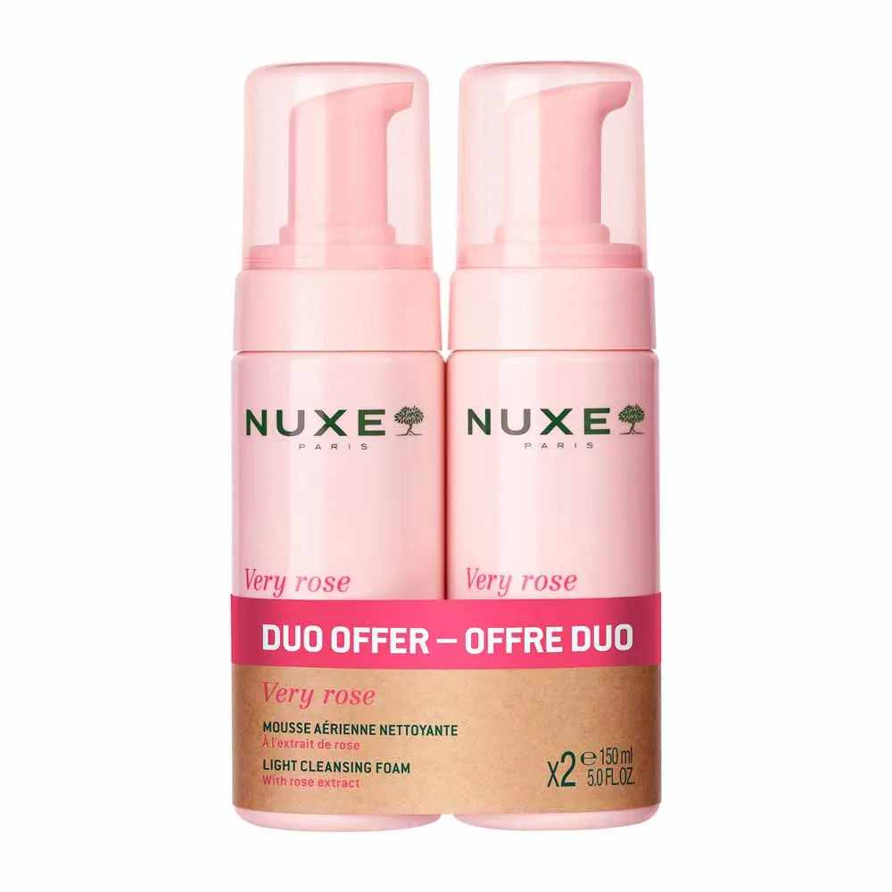 Nuxe Very Rose Foaming Cleanser - 150ml (Double Pack) - Healtsy