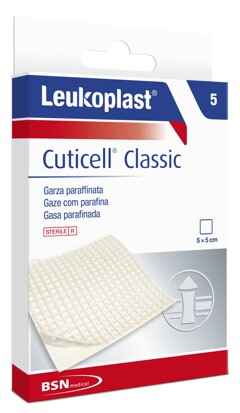 Leukotaplast Cuticell Classic Paraffin Gauze Compress_ 5X5cm (x5 units)