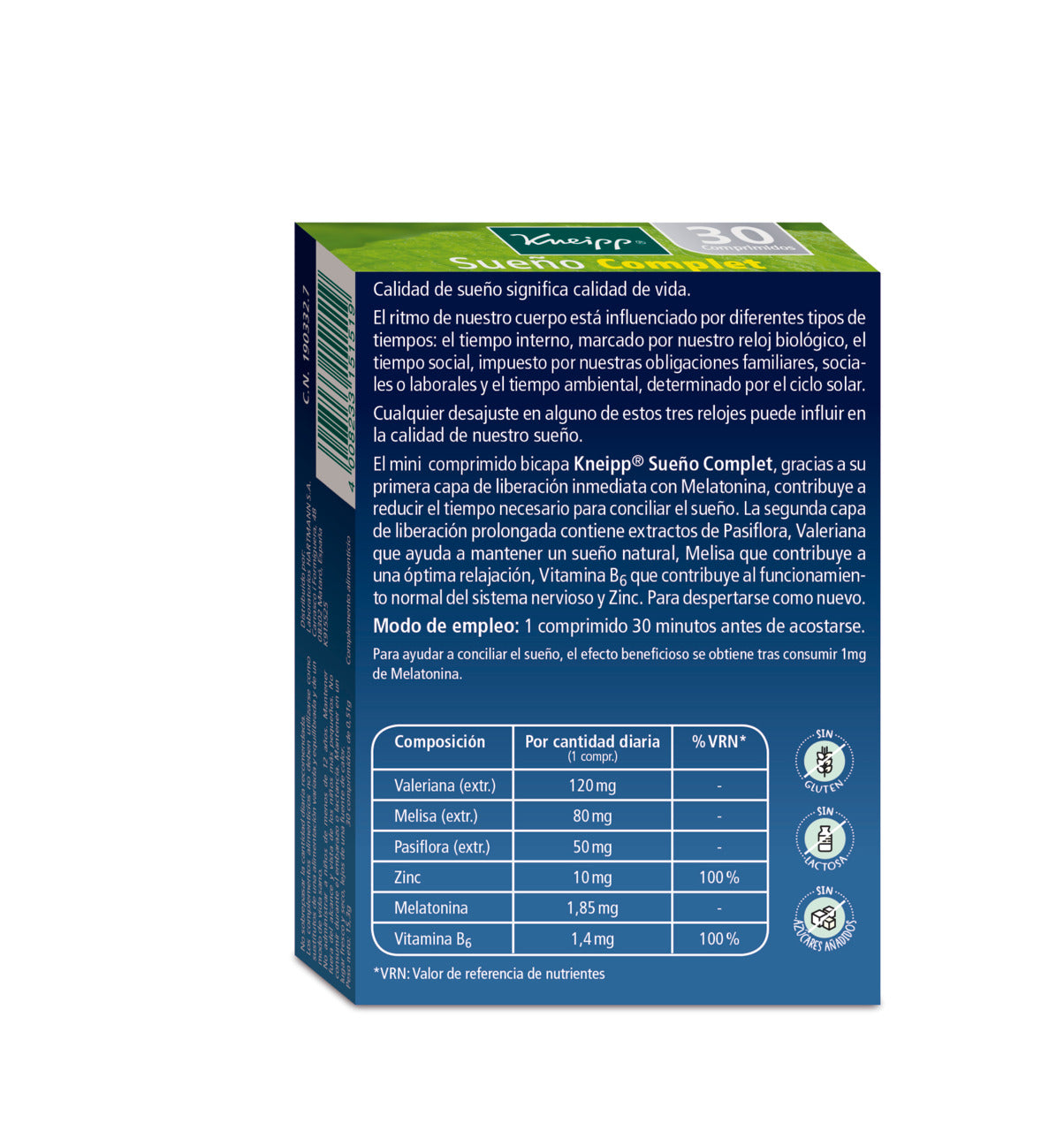 Kneipp Complete Sleep (x30 tablets) - Healtsy