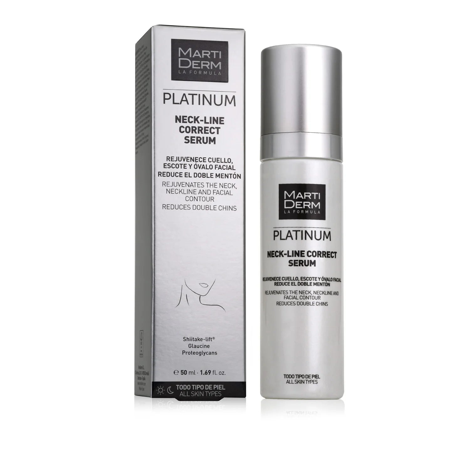 Martiderm Platinum Serum Neck Corrector - 50ml - Healtsy