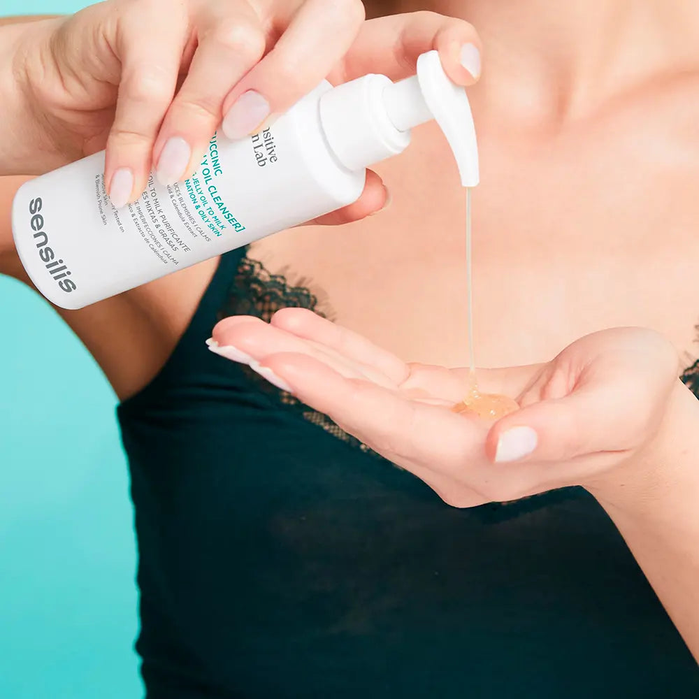 Sensilis Purify Essential Gel - 200ml + Sensilis Succinic [Jelly Cleansing Oil] - 150ml - Healtsy