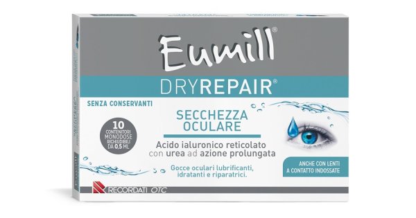 Eumill Dryrepair Eye Drops 0.5ml (x10 units) - Healtsy