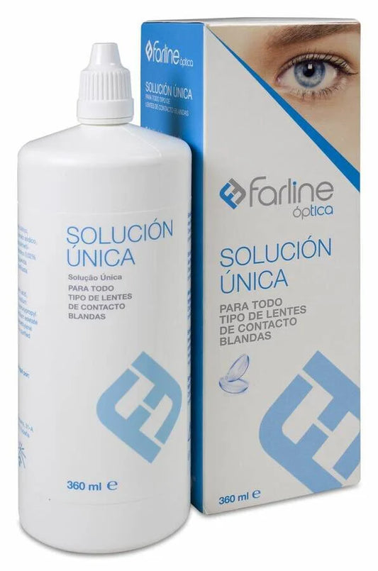 Farline Optics Einzellösungs-Kontaktlinsen – 360 ml