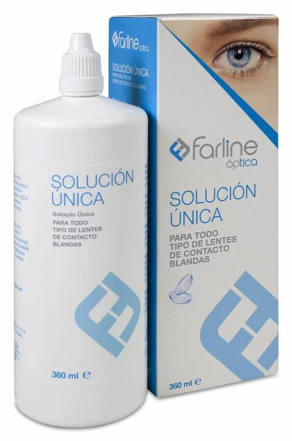 Farline Optics Single Solution Contact Lenses - 360ml - Healtsy
