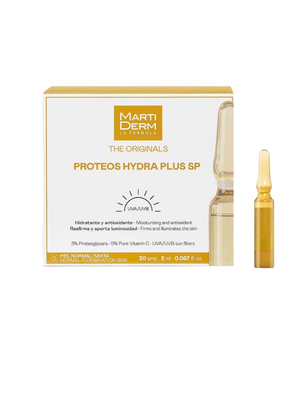 Martiderm  Proteos Hydra Plus SP - 30 ampoules - Healtsy