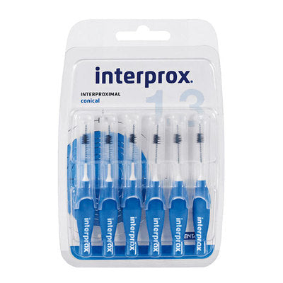 Interprox Brushes Conical 1.3 (x6 units) - Healtsy