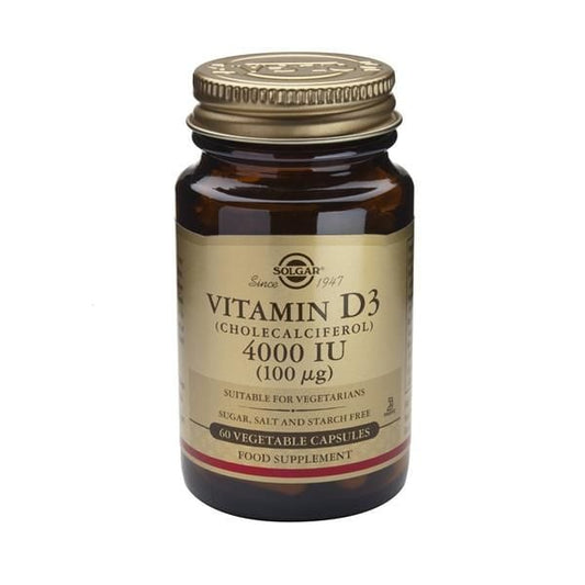 Solgar Vitamin D3 - 4000UI (x60 tablets) - Healtsy