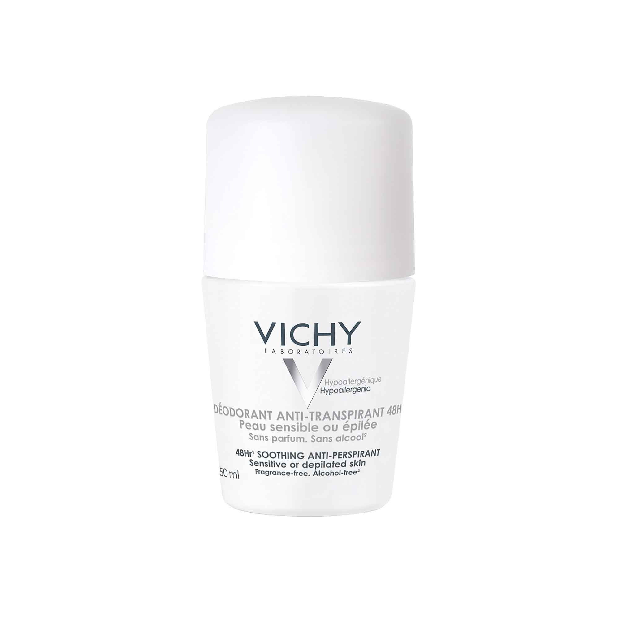 Vichy Roll On Deodorant Sensitive Skin - 50ml - Healtsy