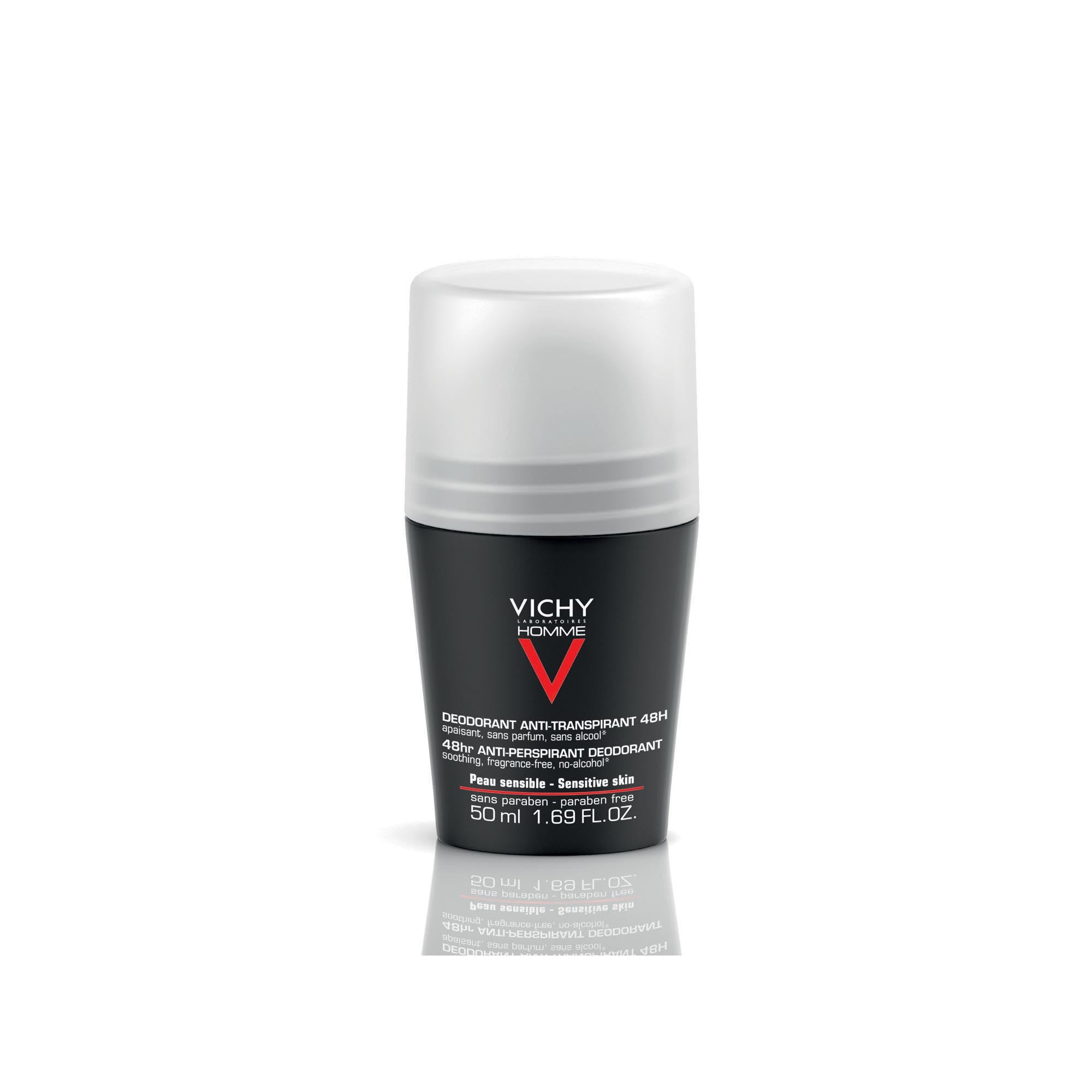Vichy Homme Deodorant Roll On 48h - 50ml - Healtsy