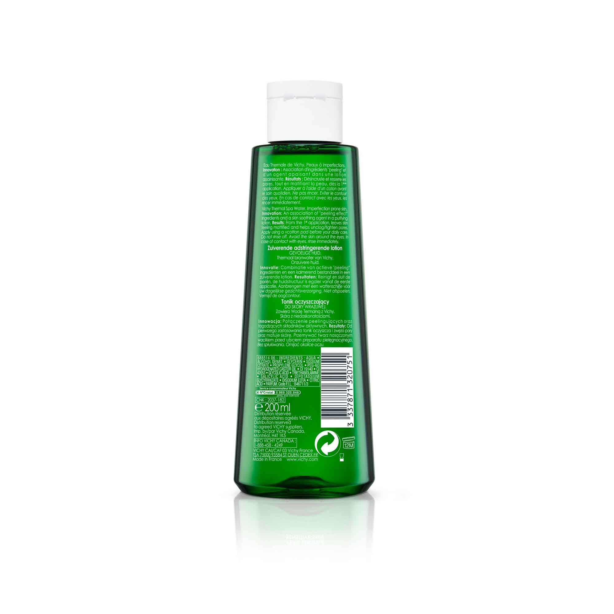 Vichy Normaderm Astringent Toner - 200ml - Healtsy