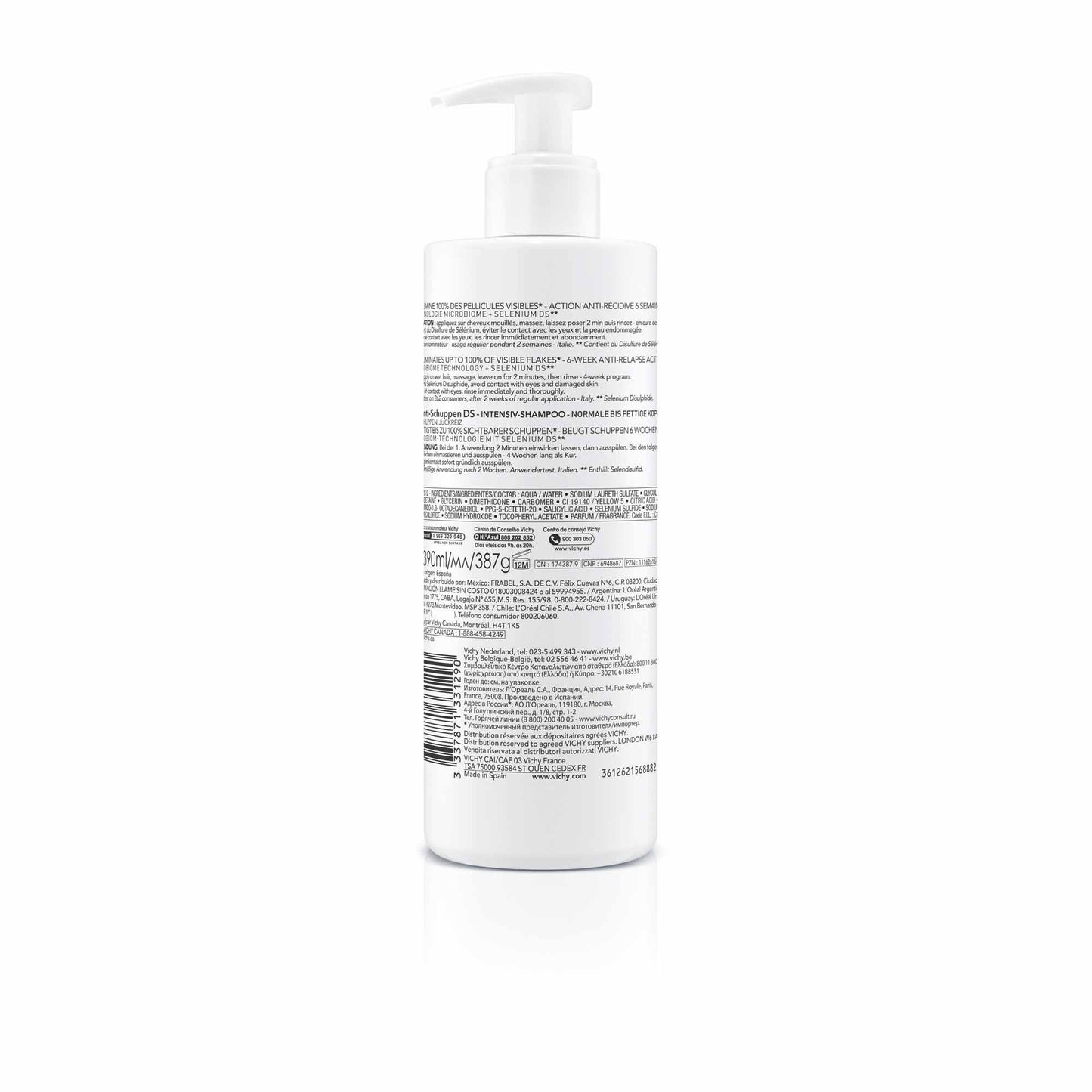 Dercos DS Anti-Dandruff Shampoo Normal to Oily Hair - 400ml