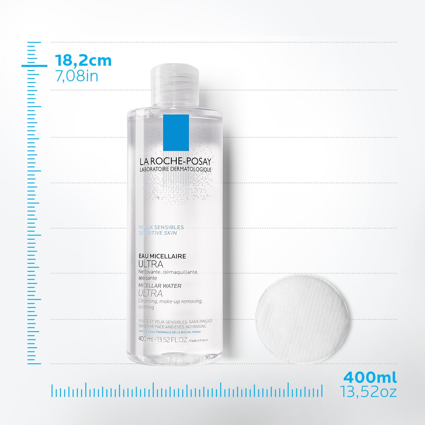 La Roche-Posay Ultra Micellar Water _Sensitive Skin - 400ml - Healtsy