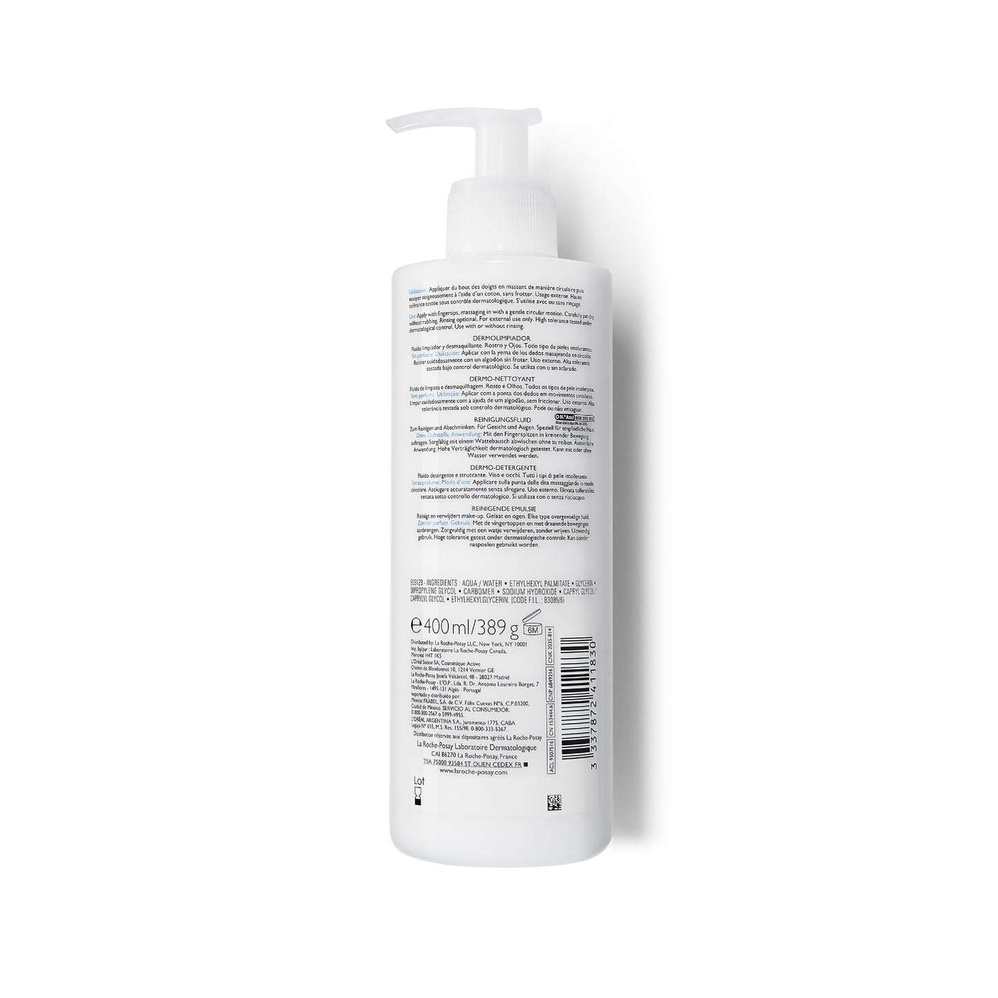 La Roche-Posay Toleriane Dermo Nettoyant Reiniger – 400 ml