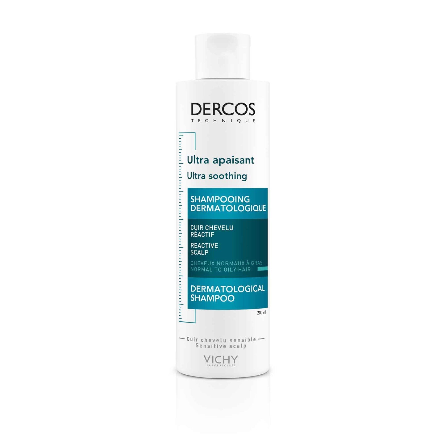 Dercos Ultra-Beruhigendes Shampoo für normale/fettige Kopfhaut, 200 ml