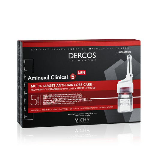 Dercos Aminexil Clinical 5 _ Man (x21 ampoules)