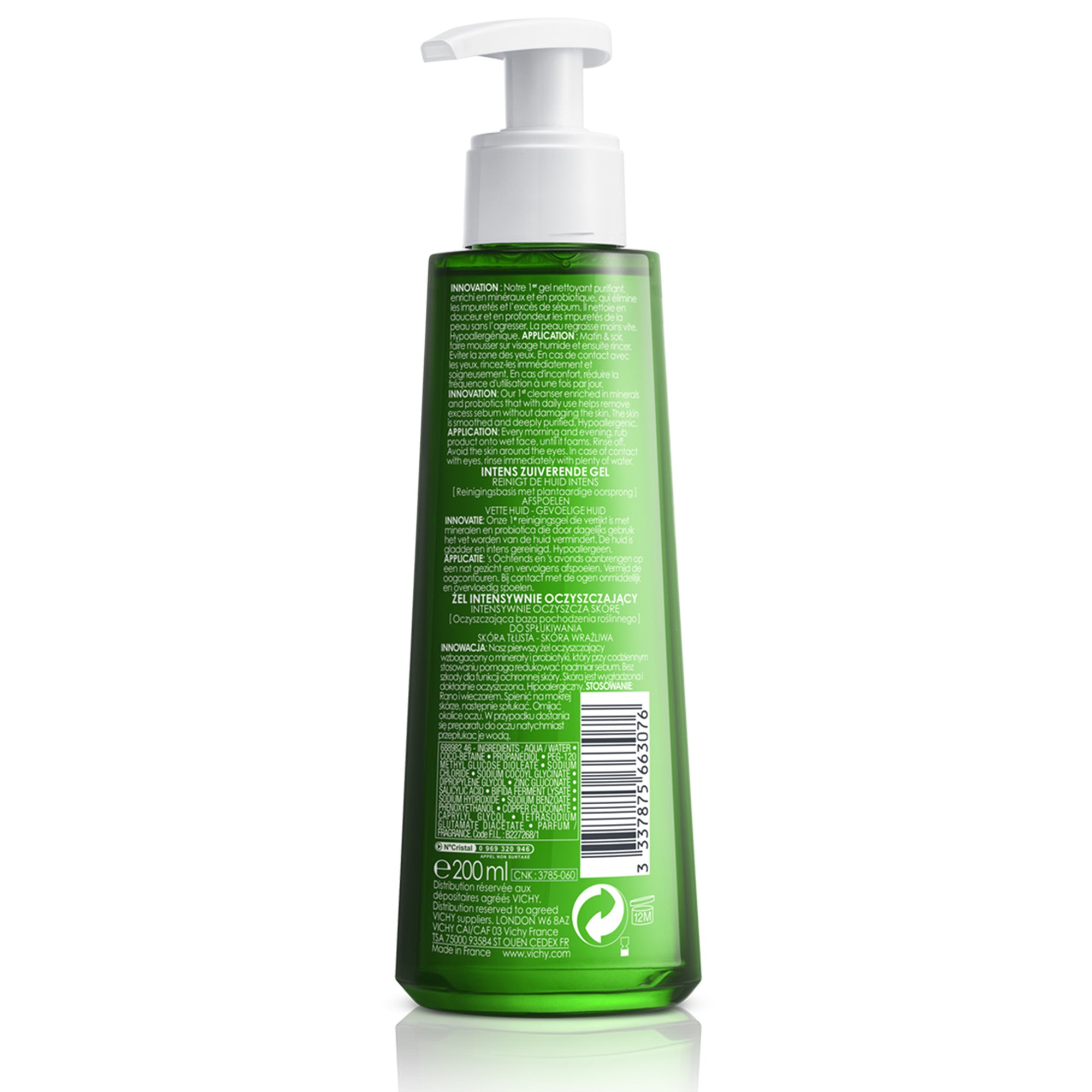 Vichy Normaderm Phytosolution Gel Purifiant Intense - 400ml - Healtsy