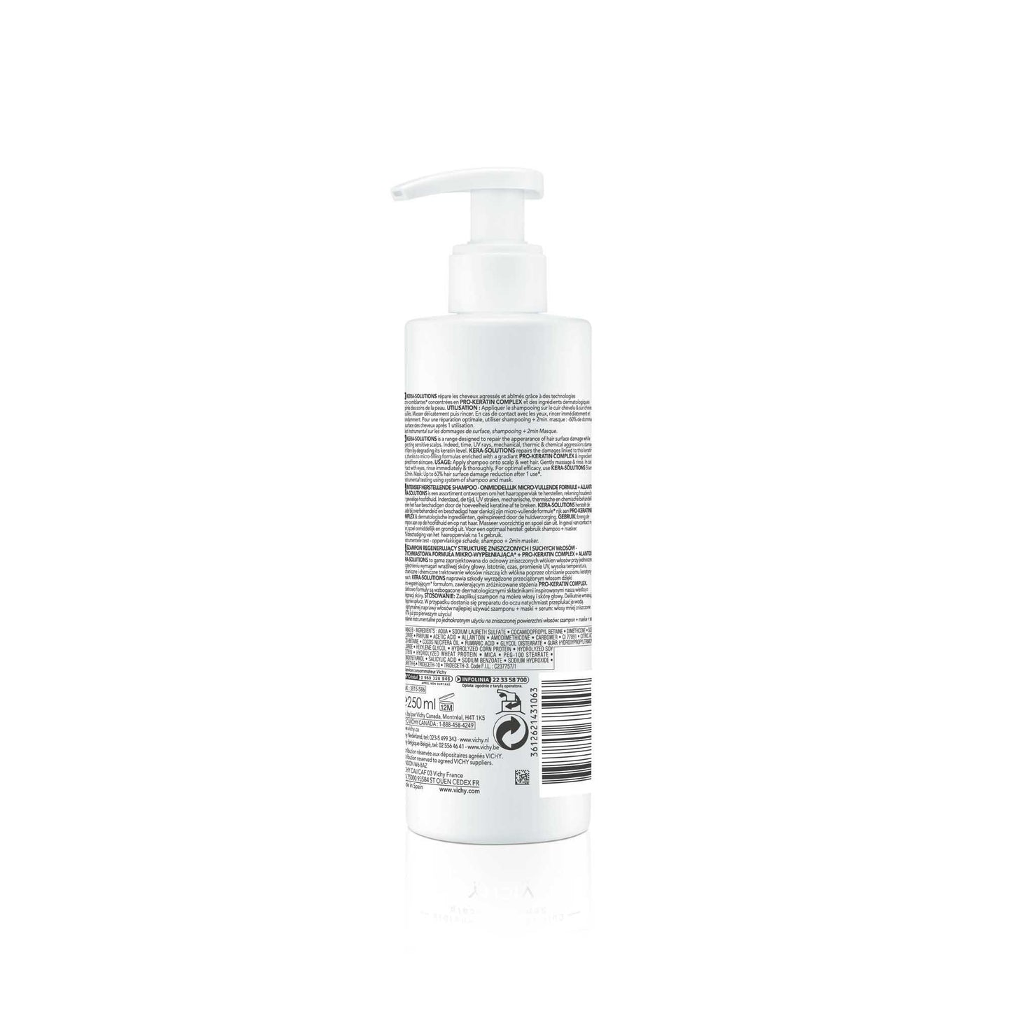 Dercos Kera Solution Restorative Shampoo - 250ml