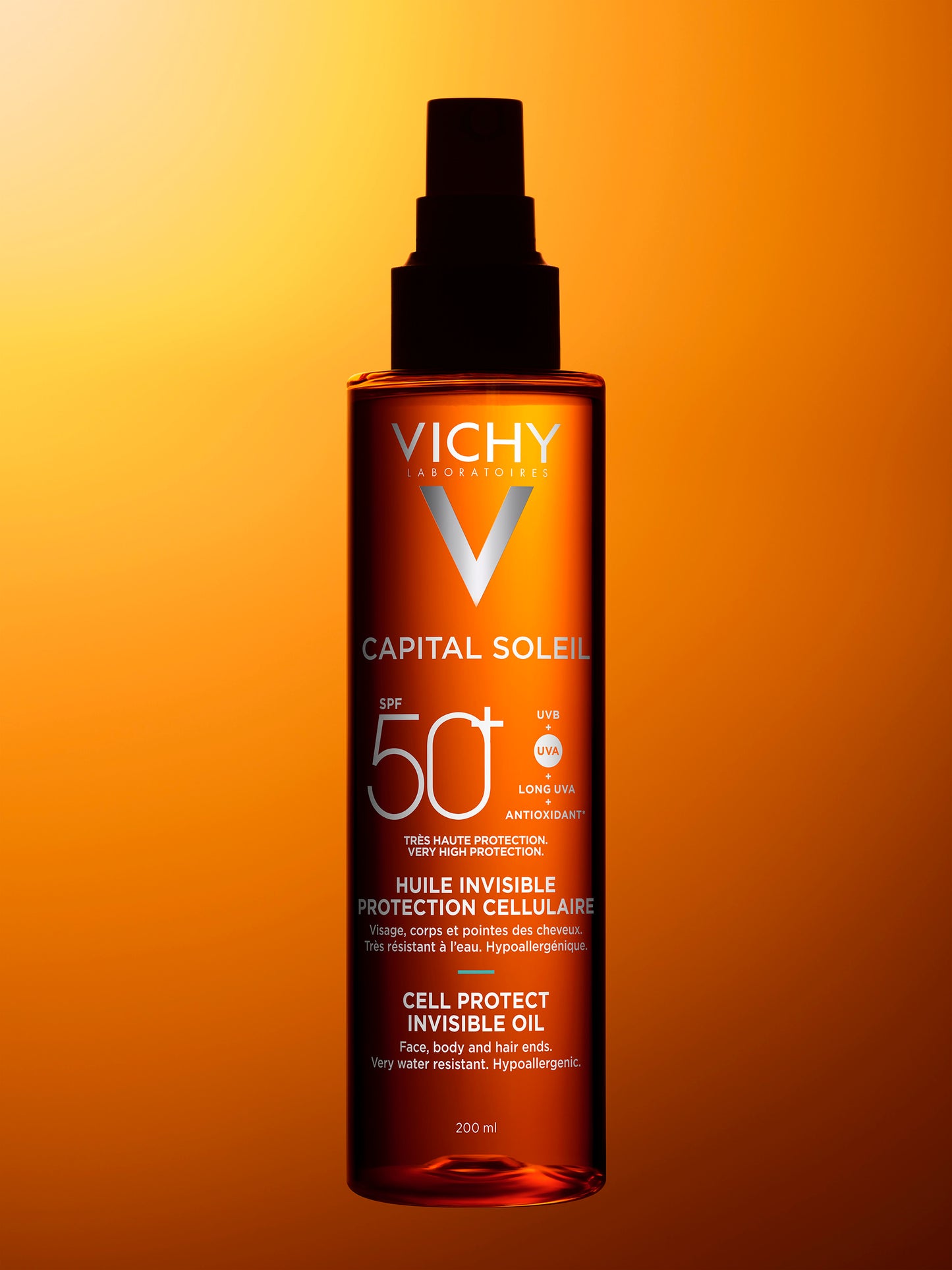 Vichy Capital Soleil Cell Protect Oil SPF50+ - 200ml