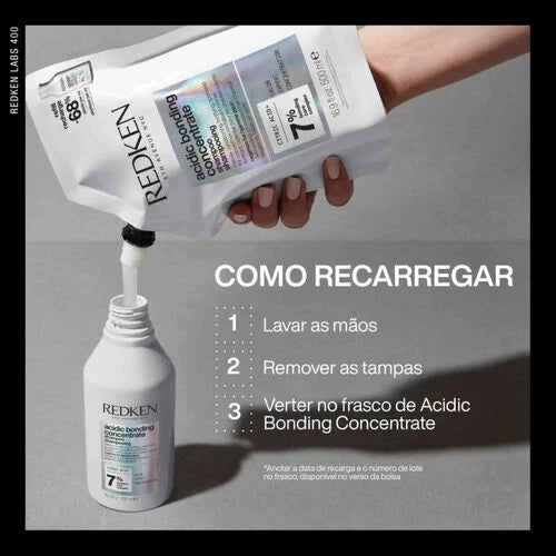 Redken Acidic Bonding Concentrate Shampoo_Refill 500ml - Healtsy