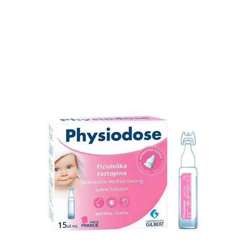 Physiodose Saline Solution - 5ml (x15 units) - Healtsy