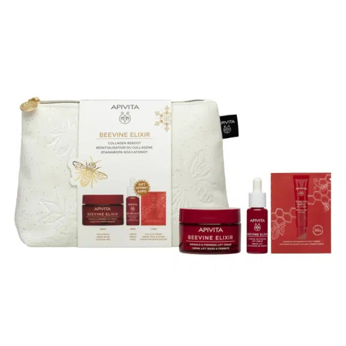 Apivita Beevine Elixir Rich Cream 50ml + Beevine Elixir Serum 10ml + Eye and Lip Cream 1.5ml