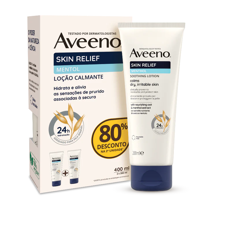 Aveeno Skin Relief Menthol Cream (x2 units) Promotion - Healtsy