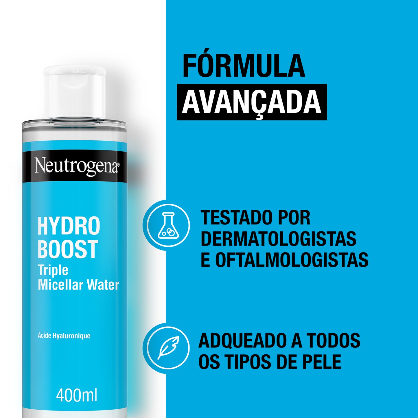 Neutrogena Hydro Boost Limp Agua Mic 400 ml