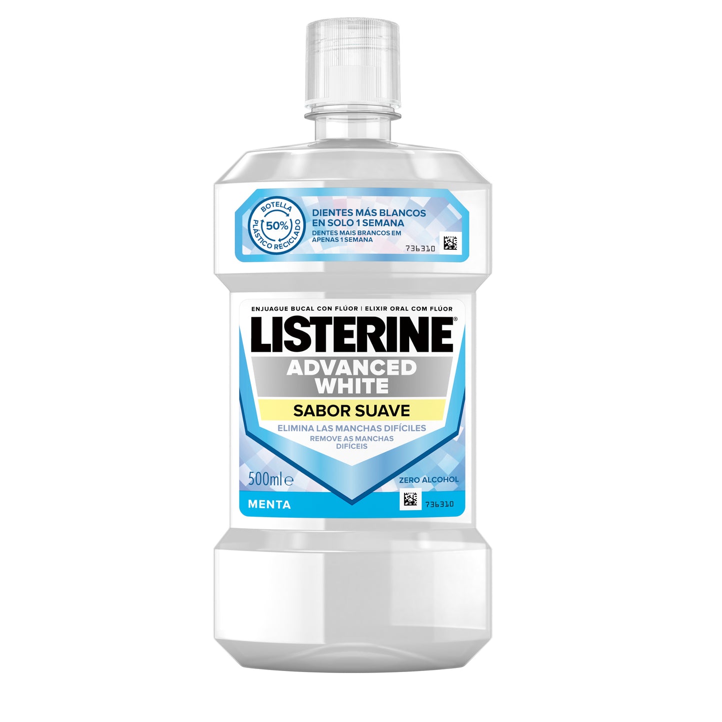 Listerine Advanced White Elixir - 500ml - Healtsy