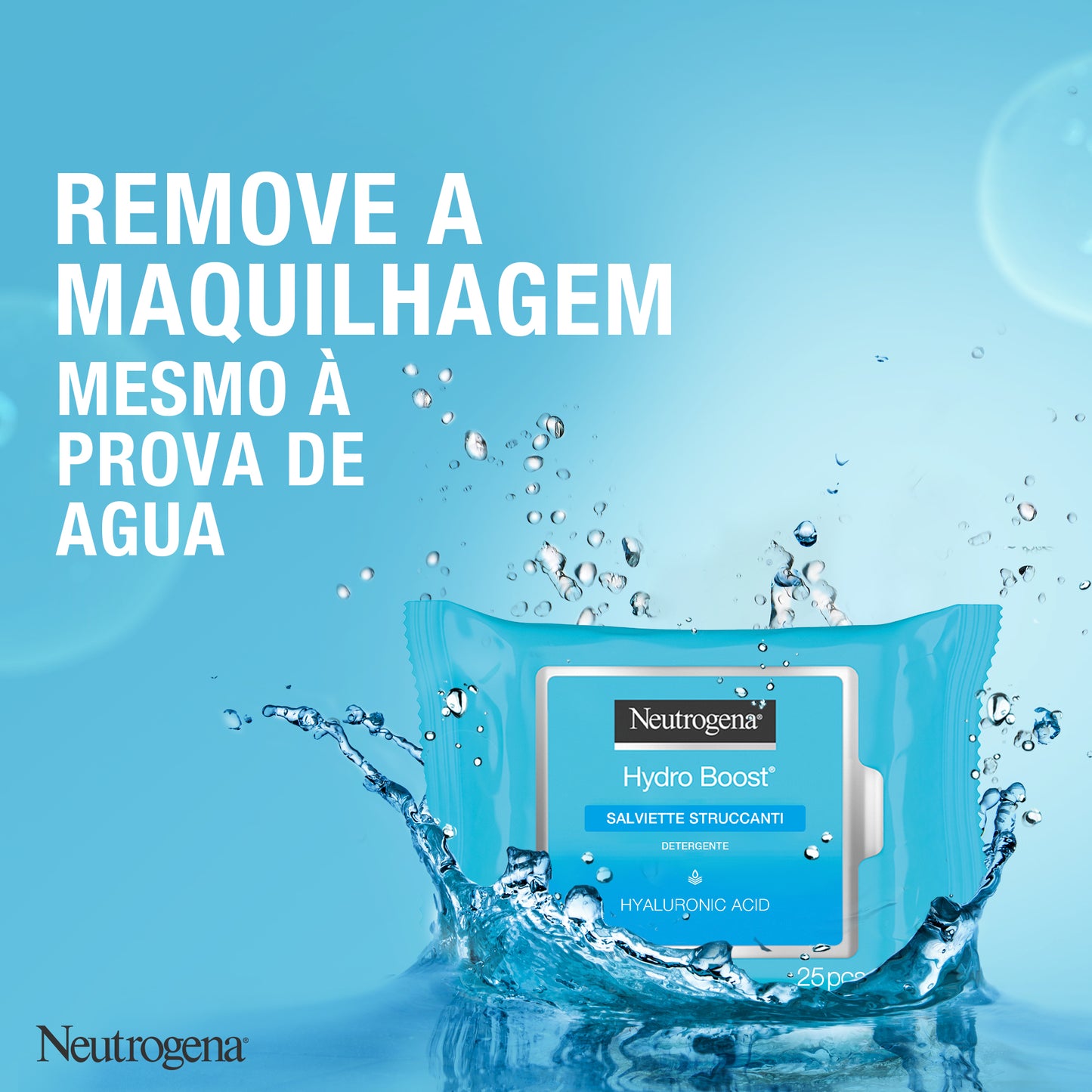 Neutrogena Hydro Wipes (x25 units) DUO - 100g - Healtsy