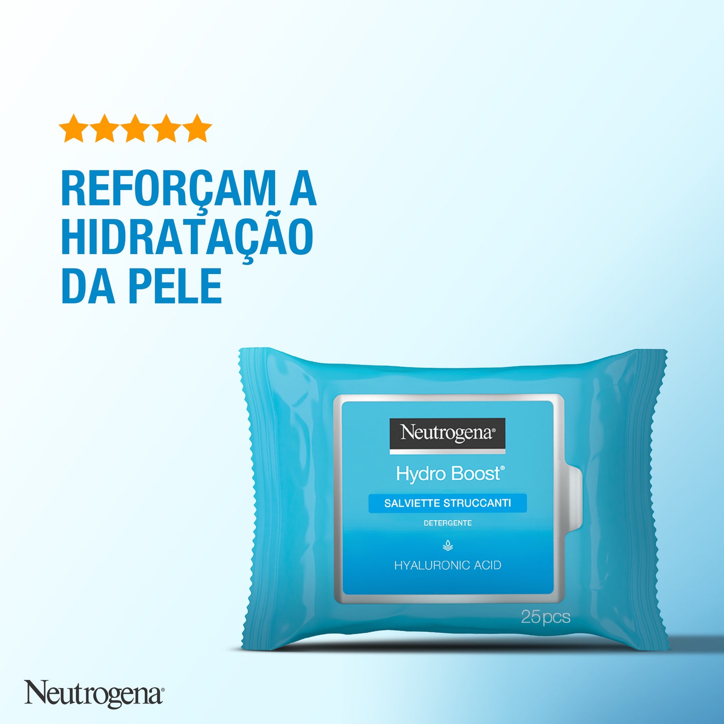 Neutrogena Hydro Wipes (x25 units) DUO - 100g - Healtsy