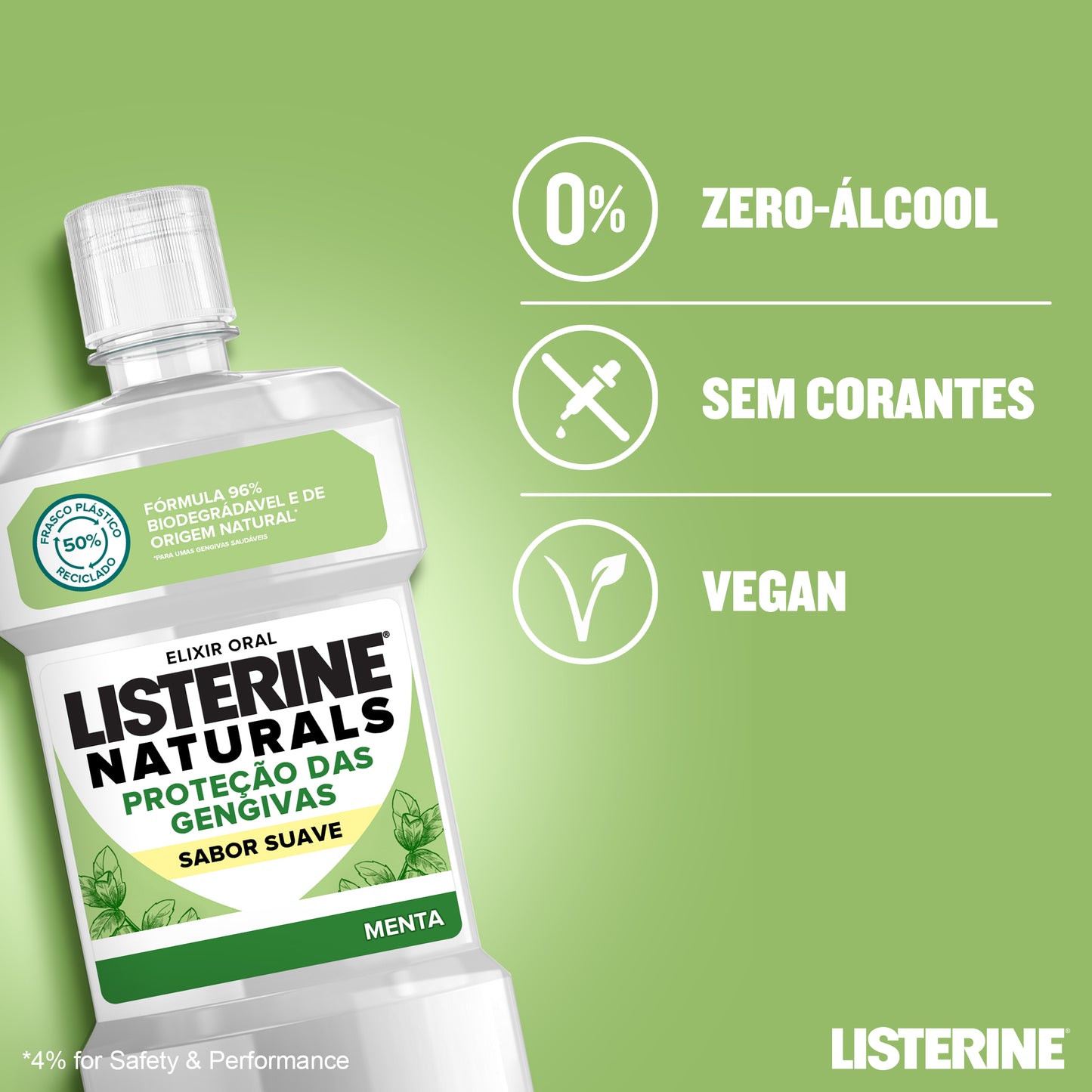 Listerine Natural Gum Protection - 500ml - Healtsy