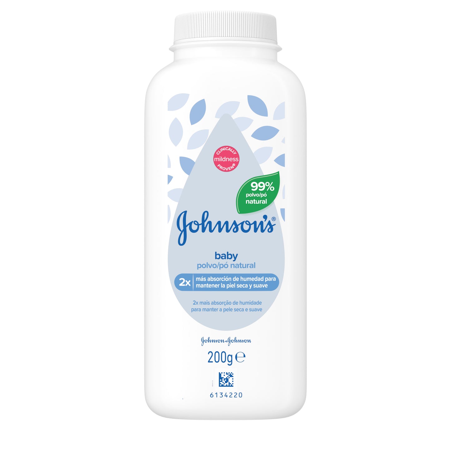 Johnson Baby Natural Powder - 200g - Healtsy