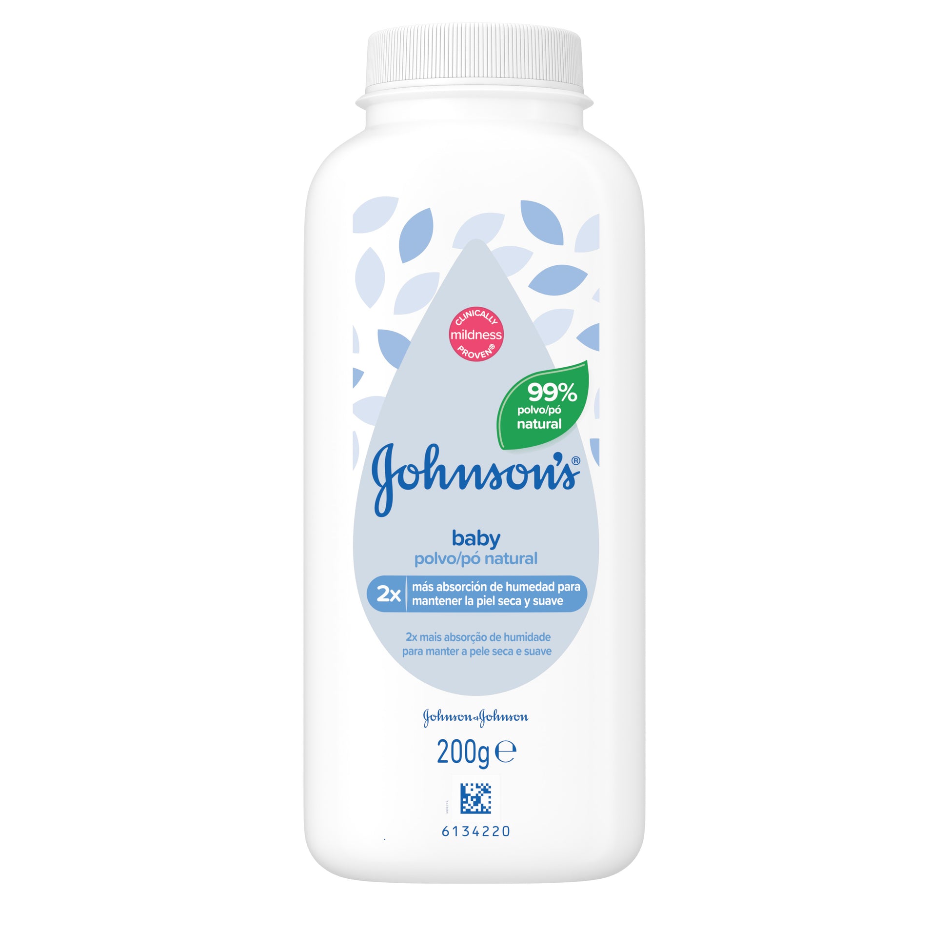 Johnson Baby Natural Powder - 200g - Healtsy