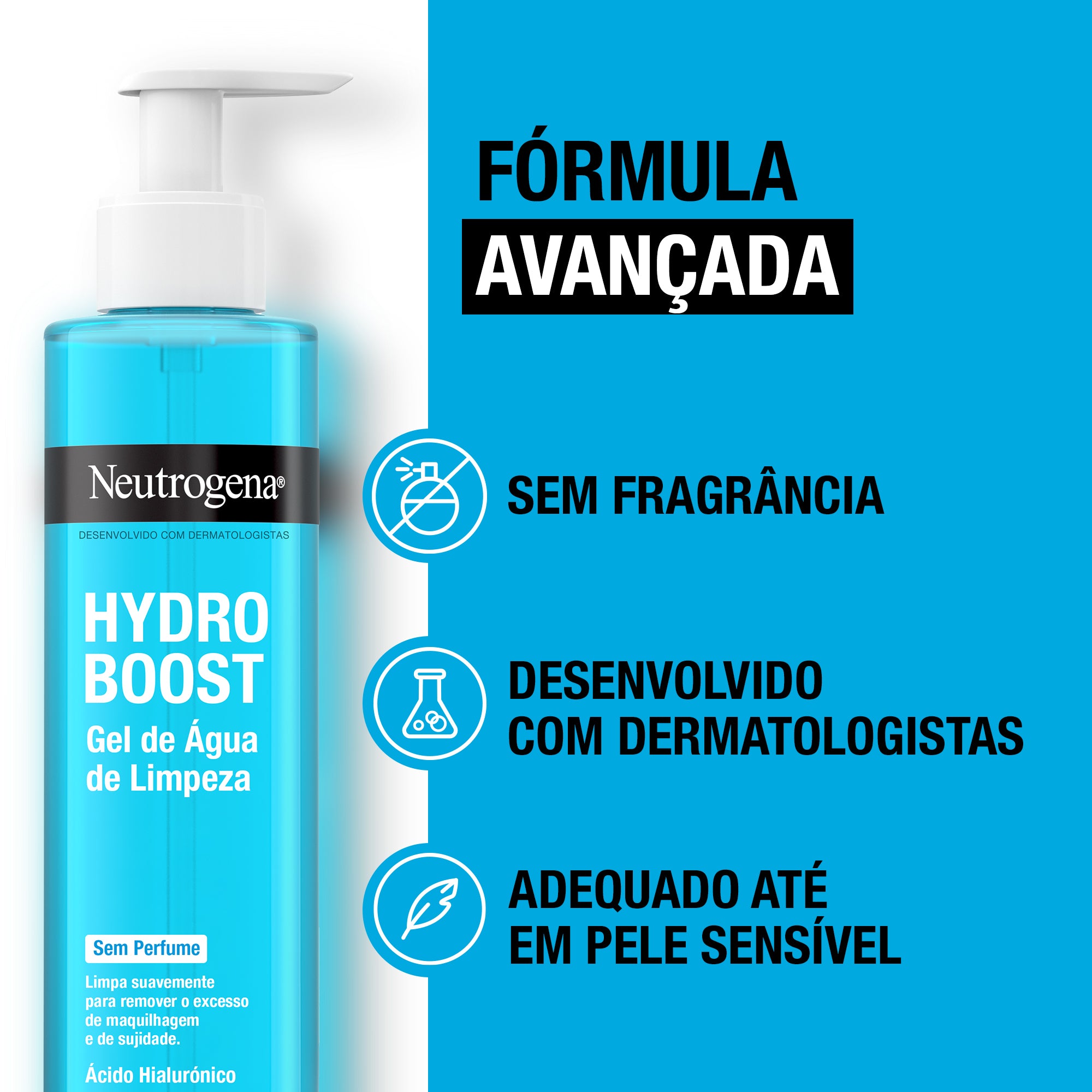 Neutrogena Hydro Boost Cleansing Gel without Perfume - 200ml - Healtsy