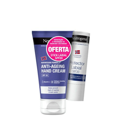 Neutrogena Antiaging Hand Cream + Lip Stick Offer - Healtsy