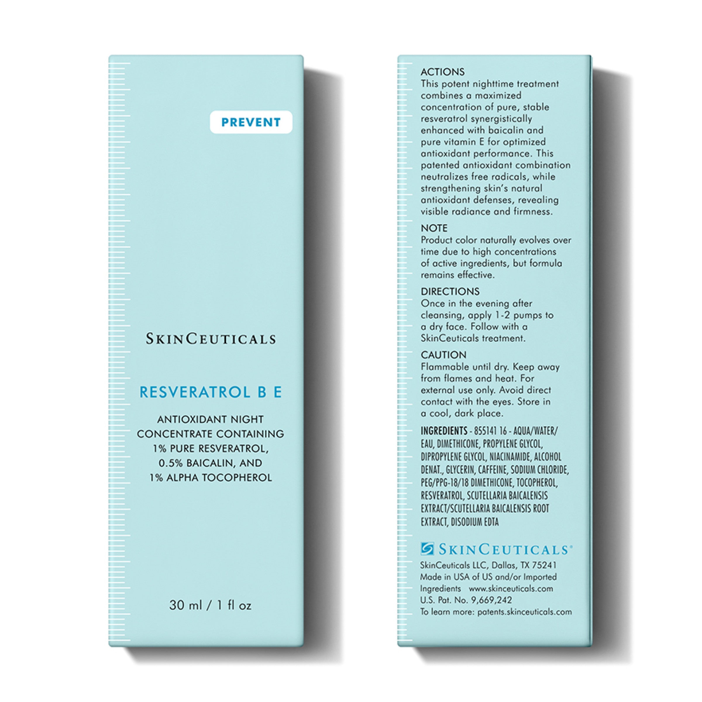 Skinceuticals Prevent Resveratrol B E - 30ml - Healtsy