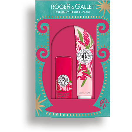 Roger & Gallet Gingembre Rouge Lip Stick + Hand Cream - Healtsy
