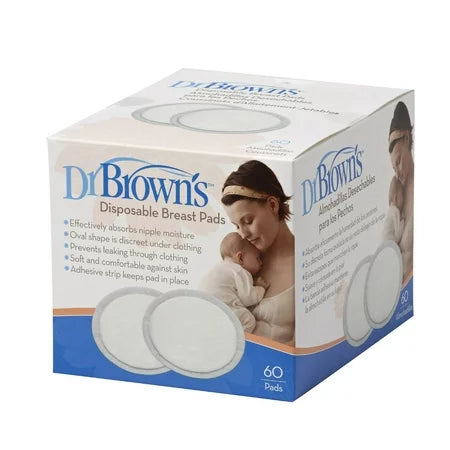 Dr Browns Disposable Absorbent Discs (60 units) - Healtsy