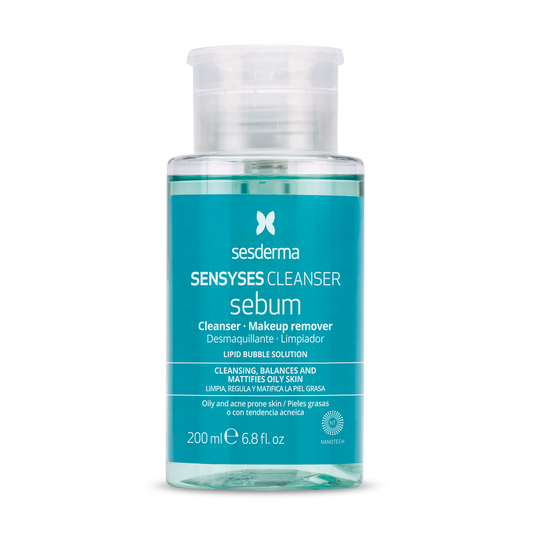 Sesderma Sensyses Cleanser Sebum Make-up Remover Solution - 200ml - Healtsy