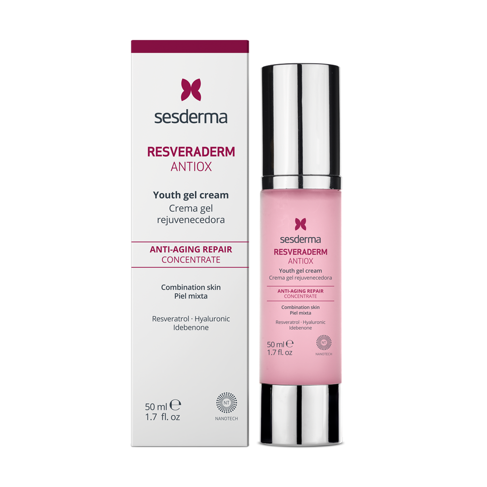 Sesderma Resveraderm Antioxidant Gel Cream for Combination Skin - 50ml - Healtsy