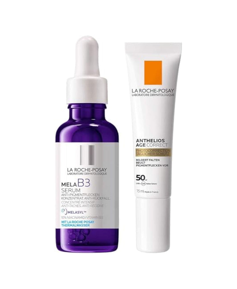 La Roche-Posay Mela B3 Serum - 30ml  + Anthelios Uvmune SPF50+ - 15ml - Healtsy