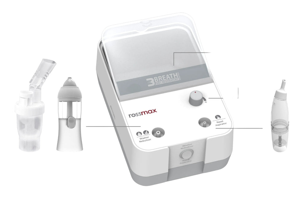 Rossmax 3Breath 3 in 1 Nebulizer Nk1000 - Healtsy