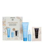Apivita Aqua Bee Gel Cream + Booster Offer 10ml + Cleansing Gel 5ml