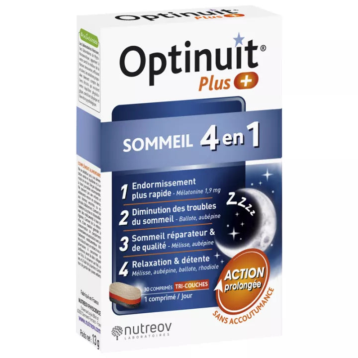 Optinuit Plus+ Triple Action Sleep (30 tablets) - Healtsy