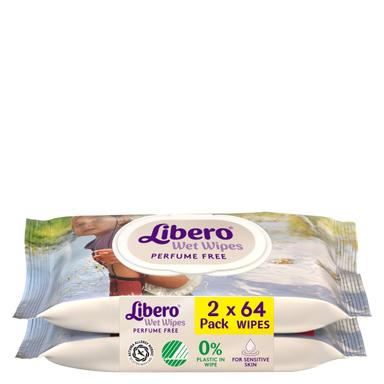 Libero Wet Wipe Baby Hygiene Wipe (x64 units) Double Pack