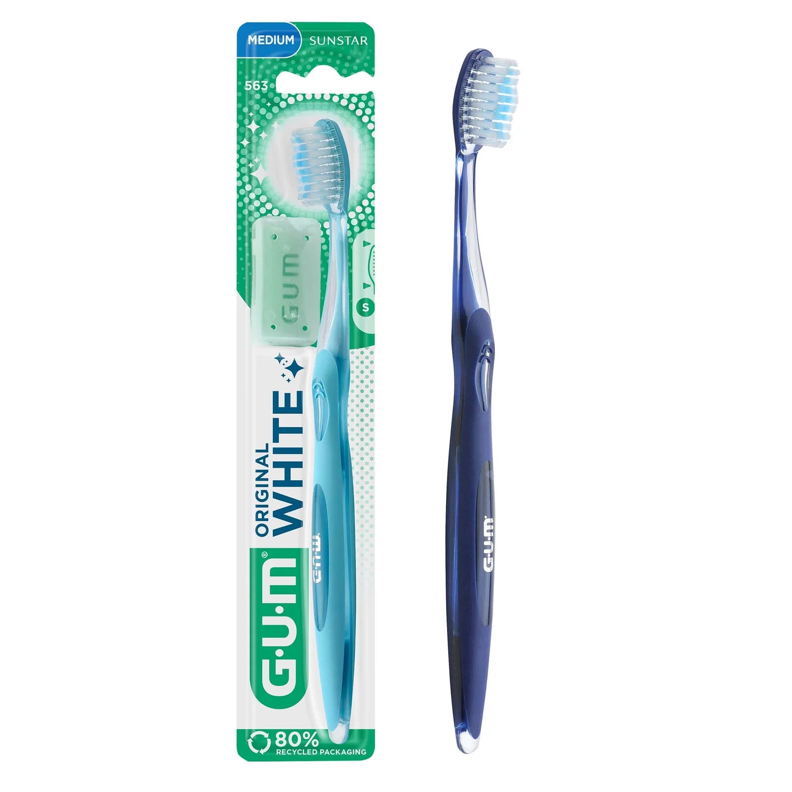 Gum Original White Brush Sunstar Smooth 561 - Healtsy