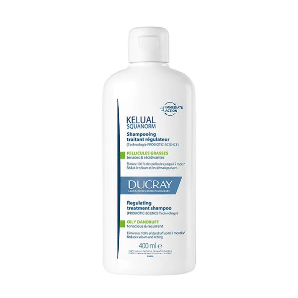 Ducray Kelual-Squanorm Refreshing Shampoo - 400ml